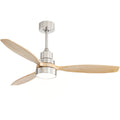 Sofucor KBS-52K076 52 Inch Ceiling Fan With Light Remote Wood Blades