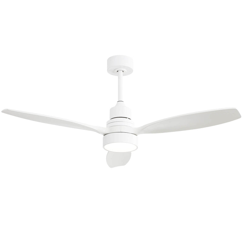 Sofucor KBS-52K076 52 Inch Ceiling Fan With Light Remote Wood Blades