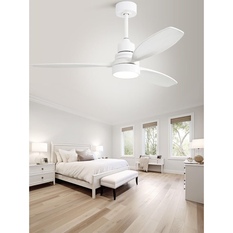 Sofucor KBS-52K076 52 Inch Ceiling Fan With Light Remote Wood Blades