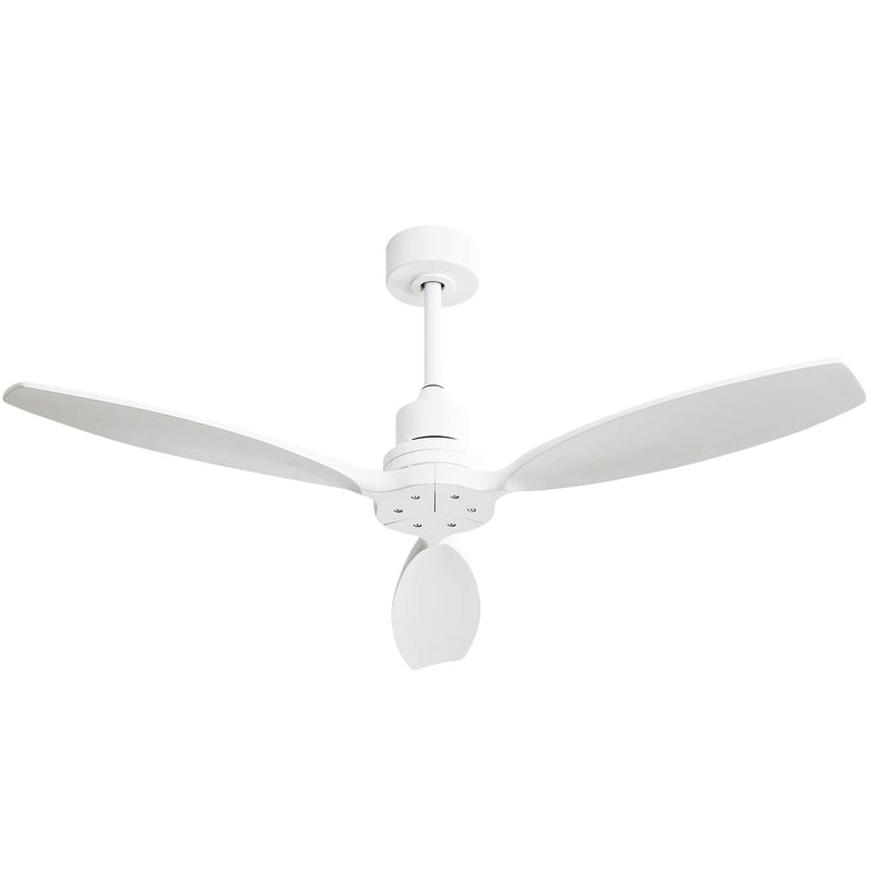 Sofucor KBS-52K076 52 Inch Ceiling Fan No Light Wood Blades Remote Control