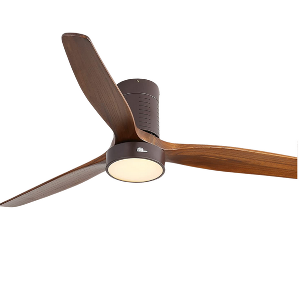 Sofucor KBS-52245 52'' Flush Mount Ceiling Fan With Light Remote Control Low Profile