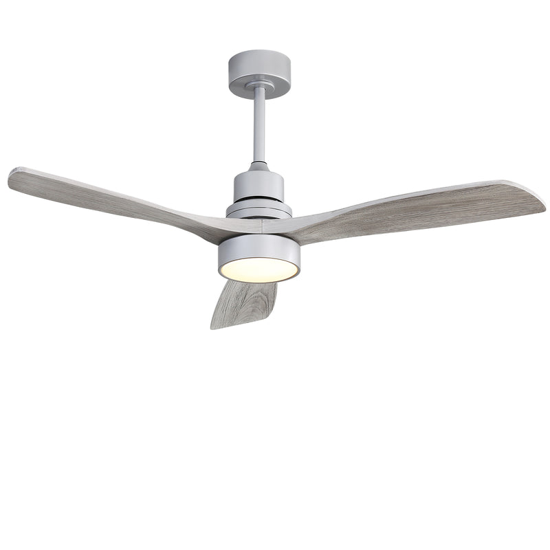 Sofucor KBS-5247 52'' Ceiling Fan With Light Remote Control DC Motor 3 Blades