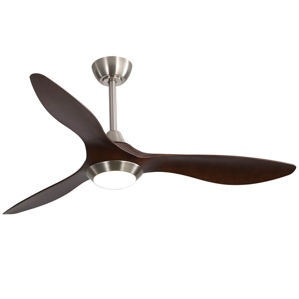 Sofucor KBS-52134 3-Blades 52" Ceiling Fan With Light Remote Control DC Motor