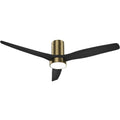 Sofucor KBS-52245-SN 52'' Low Profile Flush Mount Ceiling Fan With Light Remote Control