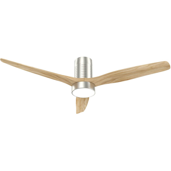 Sofucor KBS-52245-SN 52'' Low Profile Flush Mount Ceiling Fan With Light Remote Control