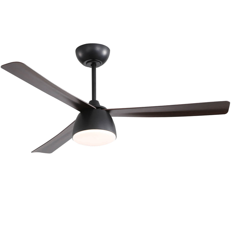 Sofucor KBS-52K036 52" Ceiling Fan With Light And Remote 3 ABS Blades