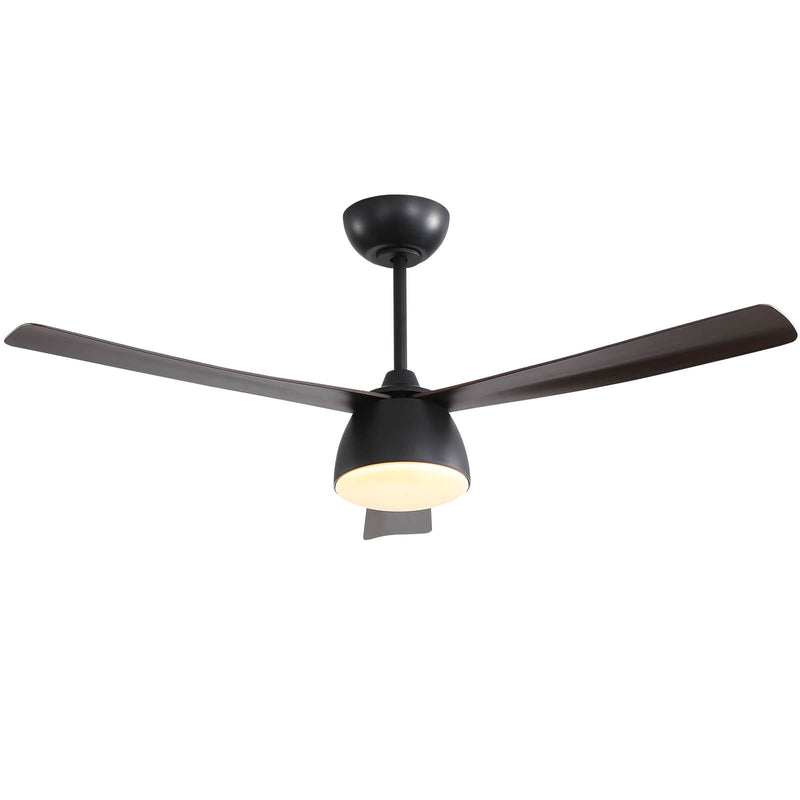 Sofucor KBS-52K036 52" Ceiling Fan With Light And Remote 3 ABS Blades