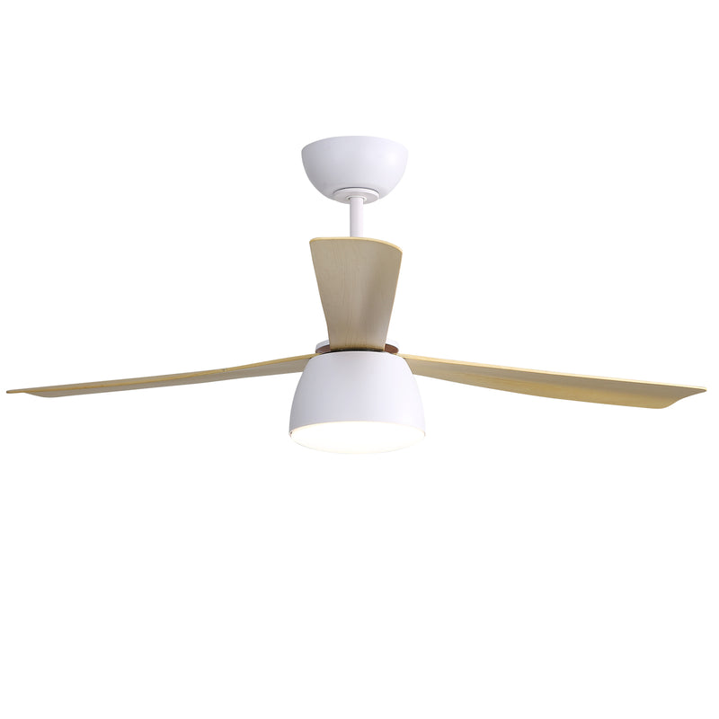 Sofucor KBS-52K036 52" Ceiling Fan With Light And Remote 3 ABS Blades