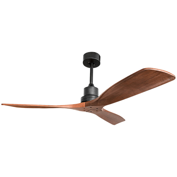 Sofucor 52'' Ceiling Fan No Light With Remote Control DC Motor 3 Blades